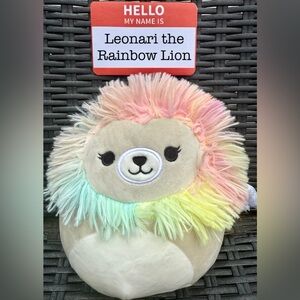 Squishmallows Original - 8” Leonari The Rainbow Lion